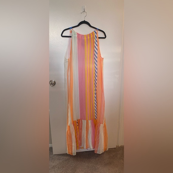 Marie Oliver Dresses & Skirts - Marie Oliver Elena Multicolor Striped Sleeveless Maxi Dress size 8